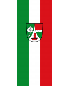 Flag: Putzbrunn |  portrait flag | 3.5m² | 38sqft | 300x120cm | 10x4ft 