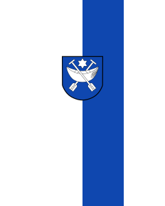 Vertical Hanging Beam Flag: Schäftlarn |  portrait flag | 3.5m² | 38sqft | 300x120cm | 10x4ft 