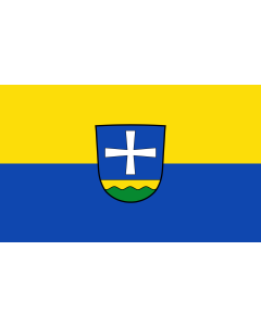 Flag: Straßlach-Dingharting |  landscape flag | 1.35m² | 14.5sqft | 90x150cm | 3x5ft 