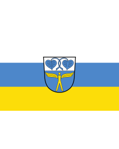 Flag: Neubiberg |  landscape flag | 1.35m² | 14.5sqft | 90x150cm | 3x5ft 
