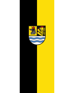 Flag: Neuburg-Schrobenhausen (Kreis) |  portrait flag | 6m² | 64sqft | 400x150cm | 13x5ft 