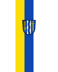 Vertical Hanging Swivel Crossbar Banner Flag: Aresing |  portrait flag | 6m² | 64sqft | 400x150cm | 13x5ft 