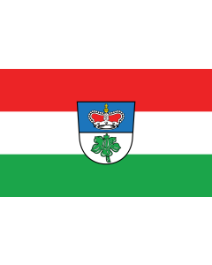 Tisch-Fahne / Tisch-Flagge: Berg im Gau 15x25cm