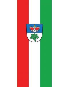 Flag: Berg im Gau |  portrait flag | 3.5m² | 38sqft | 300x120cm | 10x4ft 