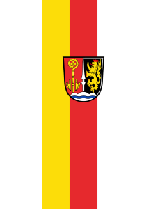 Flag: Bergheim |  portrait flag | 3.5m² | 38sqft | 300x120cm | 10x4ft 