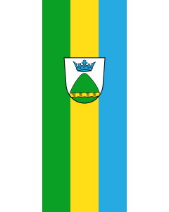 Flagge:  Gachenbach  |  Hochformat Fahne | 3.5m² | 300x120cm 