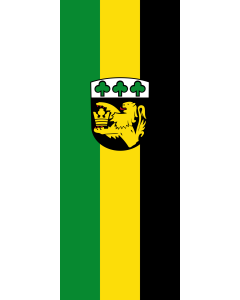 Vertical Hanging Beam Flag: Karlskron | portrait flag | 3.5m² | 38sqft | 300x120cm | 10x4ft