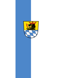 Vertical Hanging Swivel Crossbar Banner Flag: Schrobenhausen, St | portrait flag | 3.5m² | 38sqft | 300x120cm | 10x4ft