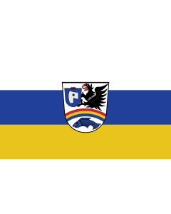 Tisch-Fahne / Tisch-Flagge: Weichering 15x25cm