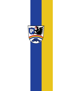 Vertical Hanging Beam Flag: Weichering |  portrait flag | 6m² | 64sqft | 400x150cm | 13x5ft 