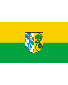Tisch-Fahne / Tisch-Flagge: Pfaffenhofen a.d.Ilm (Kreis) 15x25cm