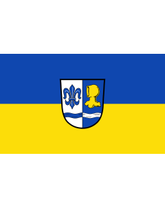 Tisch-Fahne / Tisch-Flagge: Baar-Ebenhausen 15x25cm