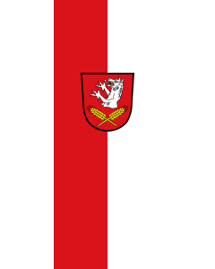 Flagge:  Gerolsbach  |  Hochformat Fahne | 3.5m² | 300x120cm 