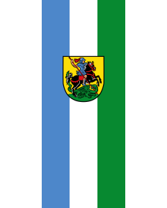 Flagge:  Hohenwart, M  |  Hochformat Fahne | 3.5m² | 300x120cm 