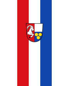 Flagge:  Jetzendorf  |  Hochformat Fahne | 3.5m² | 300x120cm 