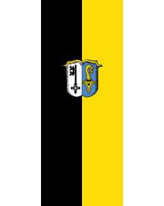Flag: Manching, M |  portrait flag | 3.5m² | 38sqft | 300x120cm | 10x4ft 