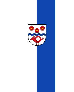 Flagge:  Pörnbach  |  Hochformat Fahne | 3.5m² | 300x120cm 