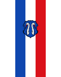 Flag: Reichertshofen, M |  portrait flag | 3.5m² | 38sqft | 300x120cm | 10x4ft 