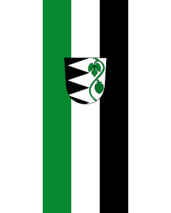 Vertical Hanging Swivel Crossbar Banner Flag: Rohrbach |  portrait flag | 3.5m² | 38sqft | 300x120cm | 10x4ft 