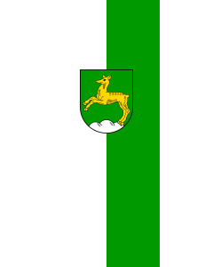 Flagge:  Wolnzach, M  |  Hochformat Fahne | 3.5m² | 300x120cm 