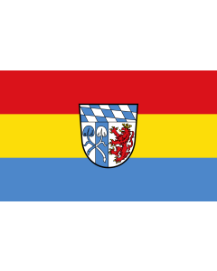 Flag: Rosenheim (Kreis) |  landscape flag | 1.35m² | 14.5sqft | 90x150cm | 3x5ft 