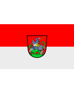 Tisch-Fahne / Tisch-Flagge: Bad Aibling, St 15x25cm