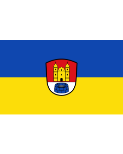 Tisch-Fahne / Tisch-Flagge: Breitbrunn a.Chiemsee 15x25cm