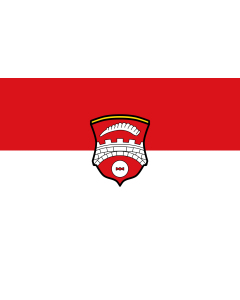 Flag: Bruckmühl, M |  landscape flag | 1.35m² | 14.5sqft | 90x150cm | 3x5ft 