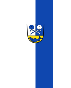 Vertical Hanging Swivel Crossbar Banner Flag: Chiemsee |  portrait flag | 3.5m² | 38sqft | 300x120cm | 10x4ft 