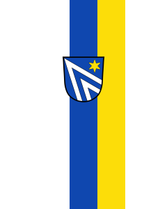 Vertical Hanging Swivel Crossbar Banner Flag: Eggstätt | portrait flag | 3.5m² | 38sqft | 300x120cm | 10x4ft