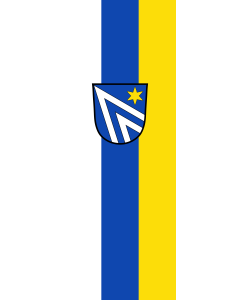 Flag: Eggstätt | portrait flag | 6m² | 64sqft | 400x150cm | 13x5ft