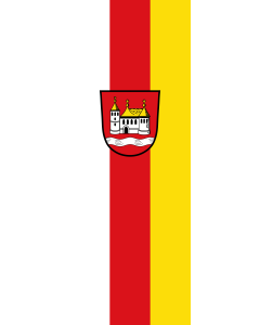 Vertical Hanging Beam Flag: Bad Feilnbach |  portrait flag | 6m² | 64sqft | 400x150cm | 13x5ft 