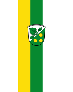 Flagge:  Höslwang  |  Hochformat Fahne | 3.5m² | 300x120cm 