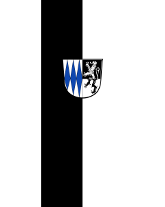 Vertical Hanging Beam Flag: Pfaffing | portrait flag | 3.5m² | 38sqft | 300x120cm | 10x4ft