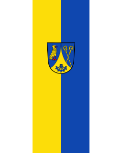 Flag: Prien a.Chiemsee, M |  portrait flag | 6m² | 64sqft | 400x150cm | 13x5ft 