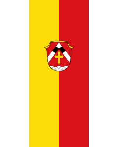 Vertical Hanging Beam Flag: Riedering | portrait flag | 3.5m² | 38sqft | 300x120cm | 10x4ft