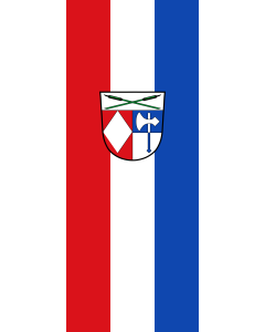 Flag: Rohrdorf | portrait flag | 3.5m² | 38sqft | 300x120cm | 10x4ft