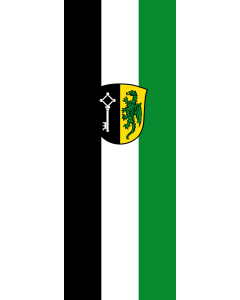 Vertical Hanging Swivel Crossbar Banner Flag: Söchtenau |  portrait flag | 6m² | 64sqft | 400x150cm | 13x5ft 