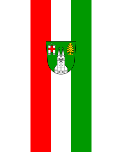 Flagge:  Tuntenhausen  |  Hochformat Fahne | 3.5m² | 300x120cm 