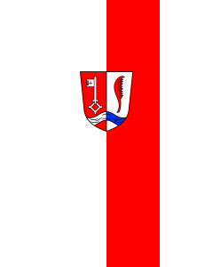 Flagge:  Vogtareuth  |  Hochformat Fahne | 3.5m² | 300x120cm 