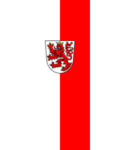 Flagge:  Wasserburg a.Inn, St  |  Hochformat Fahne | 3.5m² | 300x120cm 