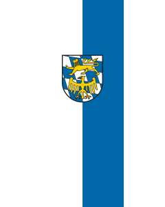 Flag: Starnberg (Kreis) | portrait flag | 3.5m² | 38sqft | 300x120cm | 10x4ft