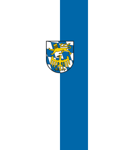 Flag: Starnberg (Kreis) | portrait flag | 6m² | 64sqft | 400x150cm | 13x5ft