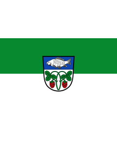 Flag: Feldafing |  landscape flag | 1.35m² | 14.5sqft | 90x150cm | 3x5ft 