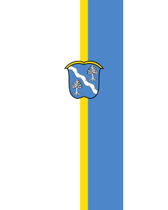 Flag: Krailling | portrait flag | 6m² | 64sqft | 400x150cm | 13x5ft