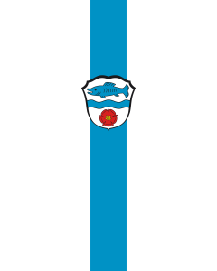 Flag: Wörthsee |  portrait flag | 3.5m² | 38sqft | 300x120cm | 10x4ft 