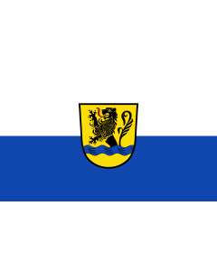 Flag: Fridolfing |  landscape flag | 1.35m² | 14.5sqft | 90x150cm | 3x5ft 