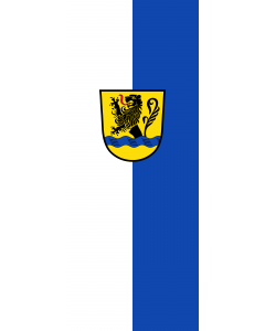 Flagge:  Fridolfing  |  Hochformat Fahne | 3.5m² | 300x120cm 