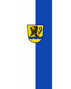 Flagge:  Fridolfing  |  Hochformat Fahne | 6m² | 400x150cm 