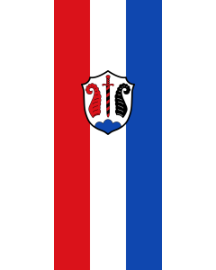 Vertical Hanging Swivel Crossbar Banner Flag: Grabenstätt | portrait flag | 3.5m² | 38sqft | 300x120cm | 10x4ft